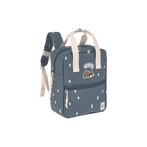 Lässig zaino asilo mini square backpack happy prints midnight blue