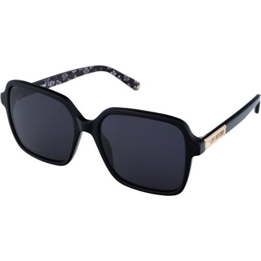Love Moschino mol032/s 807/ir | occhiali da sole graduati o non graduati | plastica | quadrati | nero | adrialenti