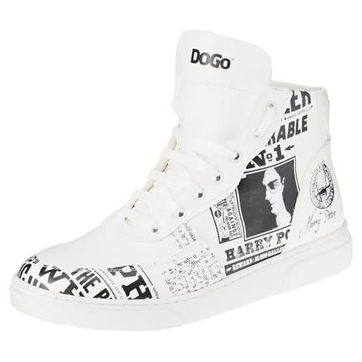 DOGO wb ace boots, sneaker donna, bianco, 40 eu