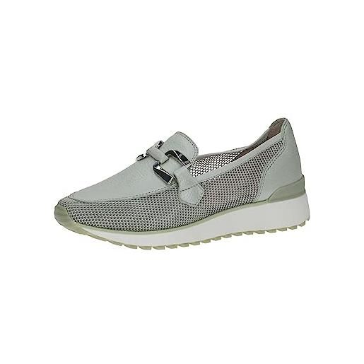 CAPRICE 9-9-24502-20, mocassino donna, blu (menta comb), 39 eu