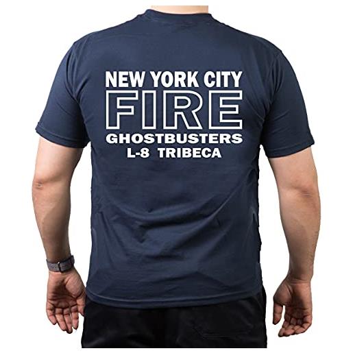 fuoco1 t-shirt (navy/blu) ghostbusters nyc ladder 8 tribeca manhattan