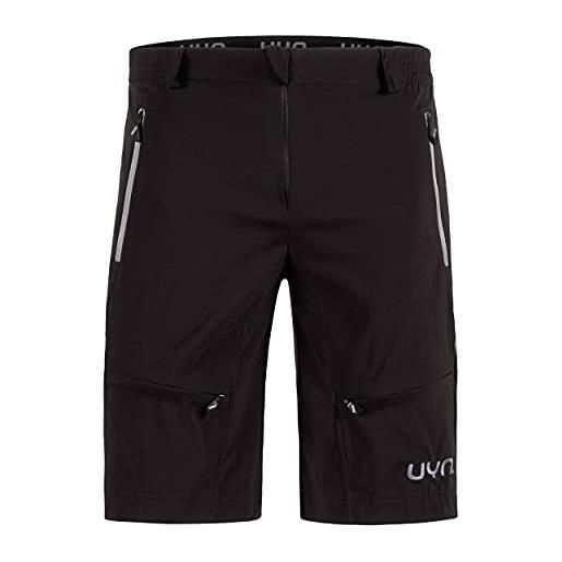 UYN man freemove ow pants short multi-pocket pantaloncini, nero/grigio, xl uomo