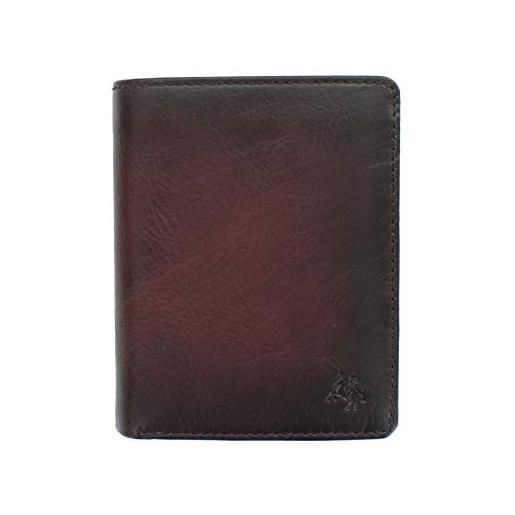 VISCONTI collezione atelier hector leather wallet rfid at62 tan burnish