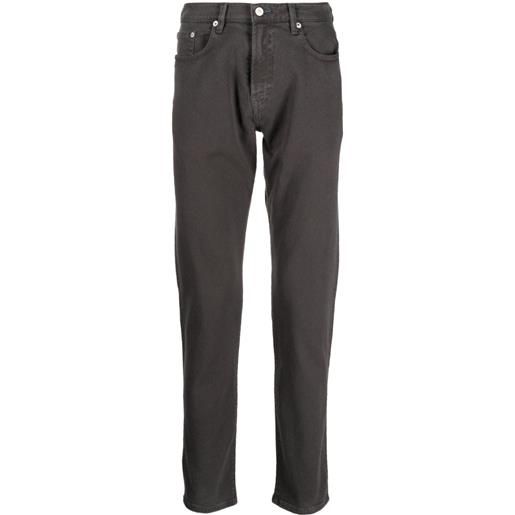 PS Paul Smith jeans dritti a vita media - grigio