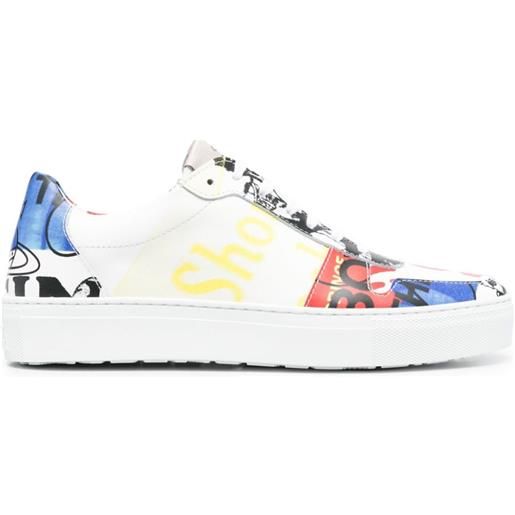 Vivienne Westwood sneakers con stampa - bianco