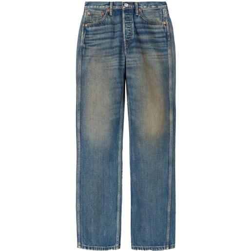 RE/DONE jeans high rise loose - blu