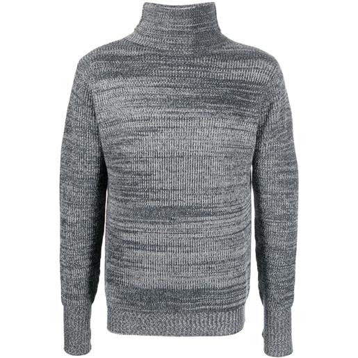 Barena maglione con effetto mélange - grigio