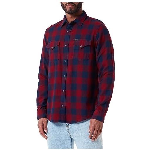 Lee clean western shirt, camicia uomo, natur, xxl