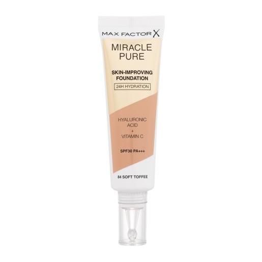 Max Factor miracle pure skin-improving foundation spf30 fondotinta idratante e curativo 30 ml tonalità 84 soft toffee