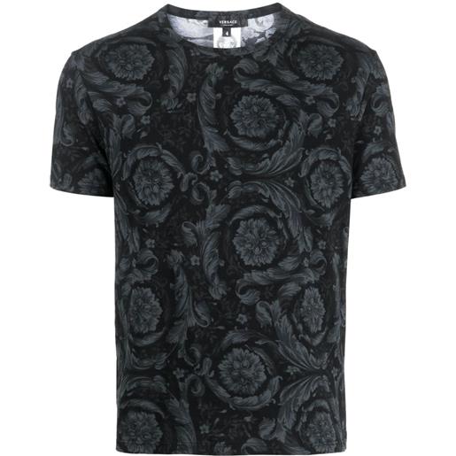 Versace t-shirt con stampa - nero