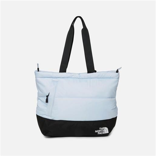 The North Face nuptse tote bag dusty periwinkle/tnf black unisex