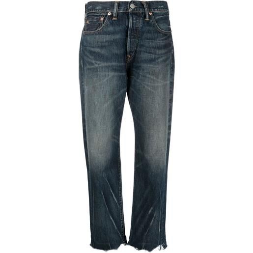 Ralph Lauren RRL jeans dritti crop - blu