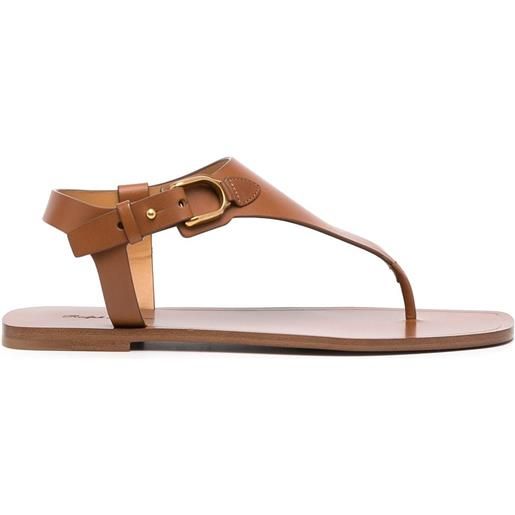Ralph Lauren Collection sandali delancie - marrone