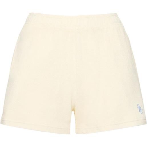SPORTY & RICH shorts src in spugna di cotone