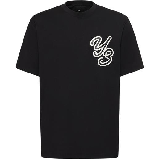 Y-3 t-shirt in cotone con logo