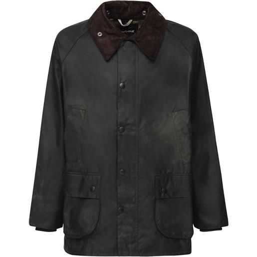 BARBOUR giacca bedale in cotone cerato