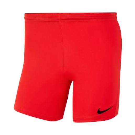 Nike dry park pantaloncini pantaloncini da uomo, uomo, university red/white, xl