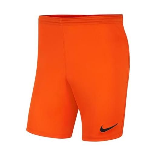 Nike bv6855-635 dri-fit park 3 pantaloncini uomo bright crimson/black taglia xxl