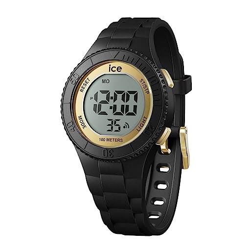 Ice-watch - ice digit black gold - orologio nero da bambine con cinturino in plastica - 021607 (small)