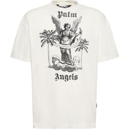 PALM ANGELS t-shirt university in cotone