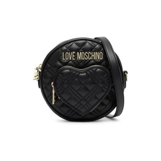 Love Moschino borsa a spalla donna, bianco, 17x17x5