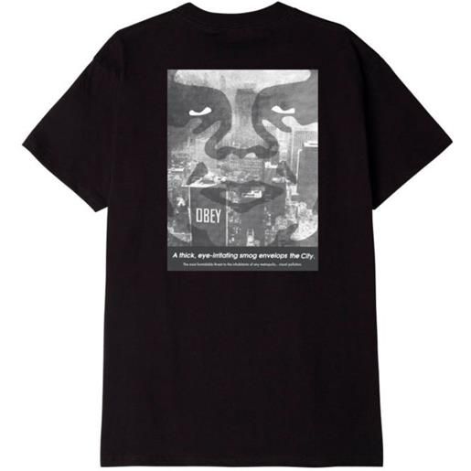 OBEY t-shirt nyc smog classic uomo black