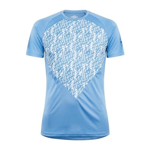 Umbro maglia grafica pro training, maglietta uomo, azzurro, xl