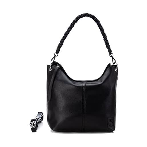 REFRESH 183136, borsa a spalla donna, nero, talla única