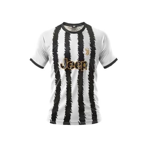 Juventus maglia personalizzabile replica juve bianco nera | campionato seria a 2023/2024 | taglie da bambino e adulto | vestibilita' slimps 41410, taglia unica