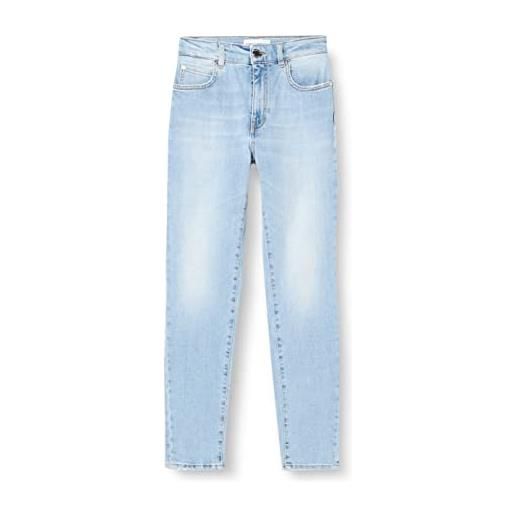 Pinko susan no belt skinny denim blu jeans, pjm_lavaggio chiaro vintage, 29 donna