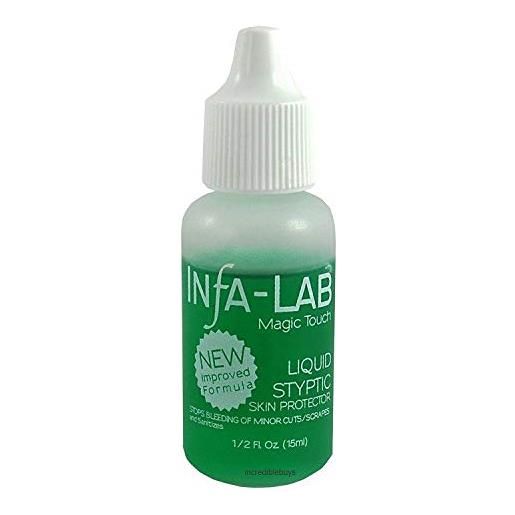 Infalab infa-lab magic touch liquid styptic nails stop bleeding skin protector infa. Lab by Infalab