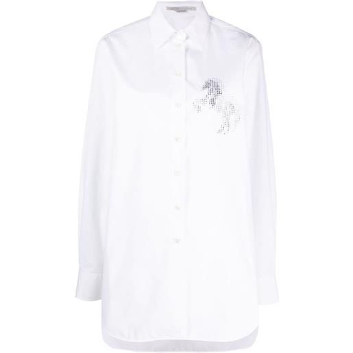 Stella McCartney camicia con decorazione - bianco