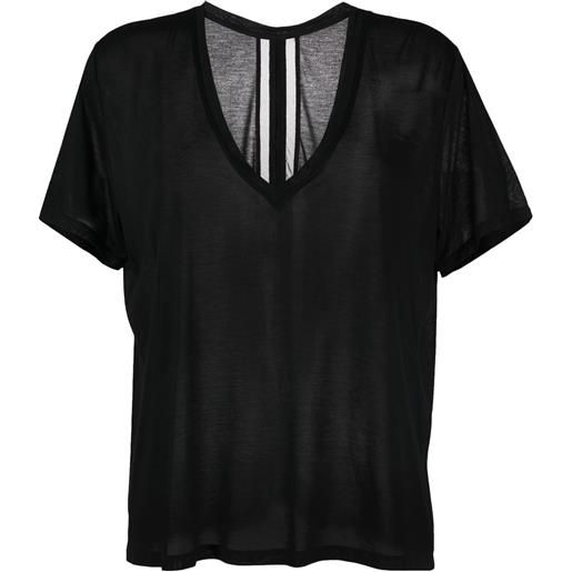 Kiki de Montparnasse t-shirt intime con scollo a v - nero
