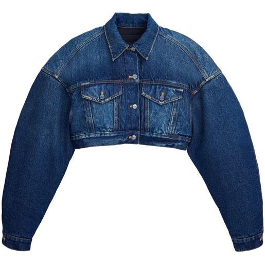 Marc Jacobs giacca denim crop - blu