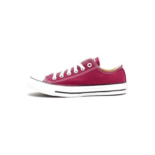 Converse ox can maroon, sneaker unisex adulto, braun, 36 eu