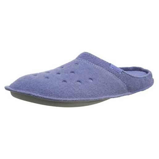 Crocs unisex - adulto pantofole, calzata: comoda, tessuto - materiale sintetico, espresso walnut, 41/42 eu
