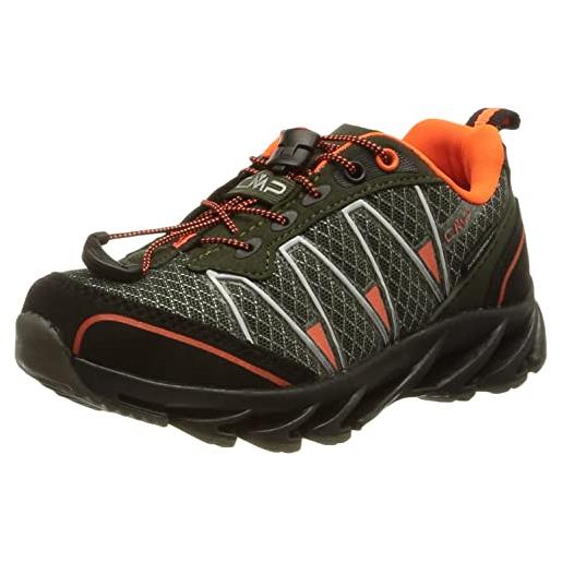 CMP kids altak trail shoes wp 2.0, scarpe sportive da bambini unisex - bambini e ragazzi, militare-f. Orange, 28 eu