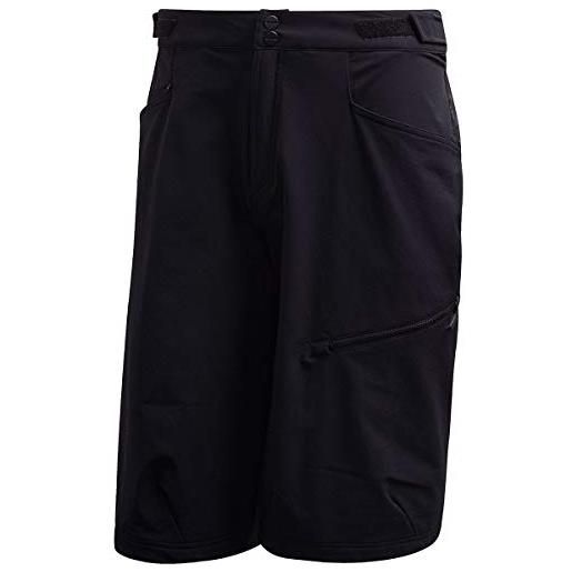 adidas trailcross brmd, pantalone corto uomo, nero, 46