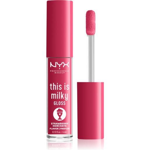 NYX Professional Makeup this is milky gloss milkshakes 4 ml