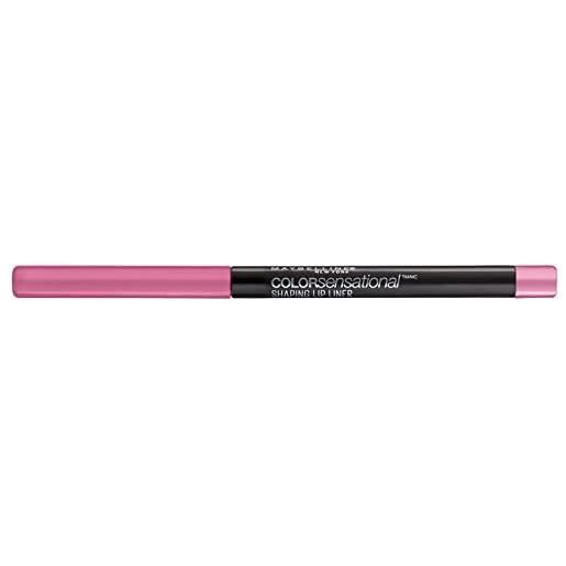 Maybelline new york matita labbra color sensational shaping lip liner, automatica, labbra scolpite, palest pink (60), 0,3 g