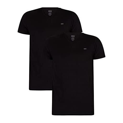 Diesel umtee-michael-tube-twopack, t-shirt uomo, multicolore (e0013-0bvfb), xl (pacco da 2)
