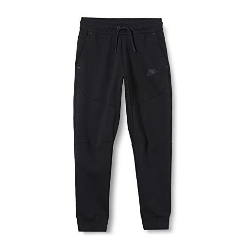 Nike b nsw tch flc pant, pantaloni sportivi bambino, black/(black), s