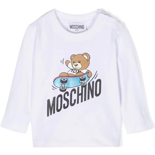 MOSCHINO KIDS t-shirt skater teddy bear
