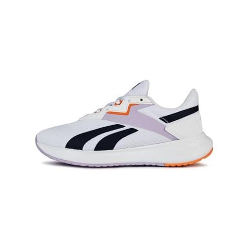Reebok energen plus 2, sneaker donna, ftwr white/purple oasis/vector navy, 37.5 eu