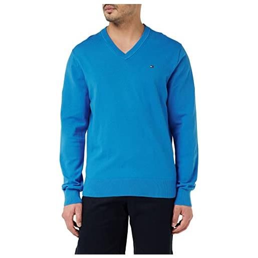 Tommy Hilfiger pullover uomo 1985 senza cappuccio, blu (shocking blue), s