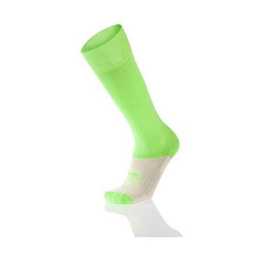 Errea con piede pi, calzini sportivi unisex-adulto, verde_fluo, taglia unica