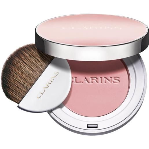 Clarins joli blush blush compatto a lunga tenuta 02 - cheeky pink