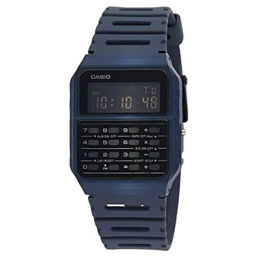 Casio databank, orologio casual unisex adulto, nero, 34mm