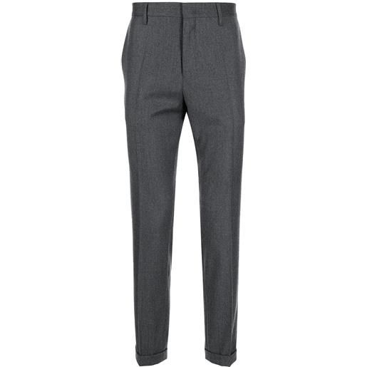 Paul Smith pantaloni sartoriali con effetto stropicciato - grigio