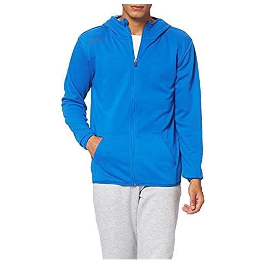 Uhlsport - giacca con cappuccio essential hood jacket marine, per bambini, marine, 116